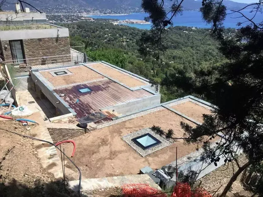 Toit terrasse bois