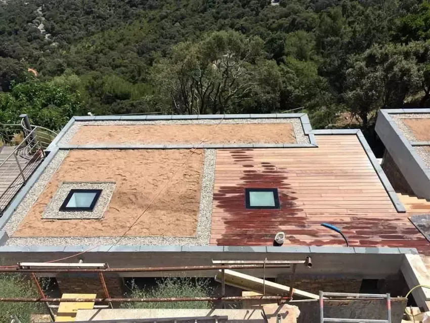 Étanchéité platelage bois à Bormes-les-Mimosas