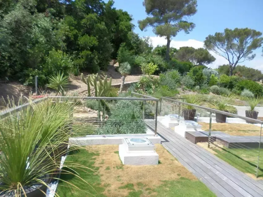 Jardin toit terrasse à Bormes-les-Mimosas